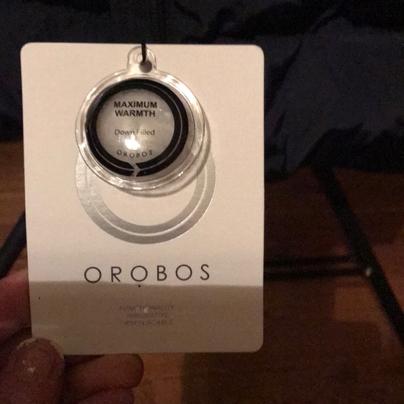 NWT Orobos Signature Blue Quilted Down Jacket - Picture 5 of 8